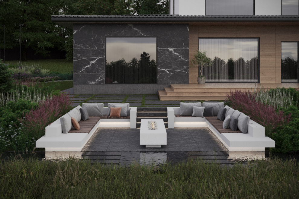 Сад на высоком берегу