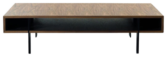 Modrest Stilt Modern Walnut Coffee Table Modrest Stilt Modern Walnut Coffee Table