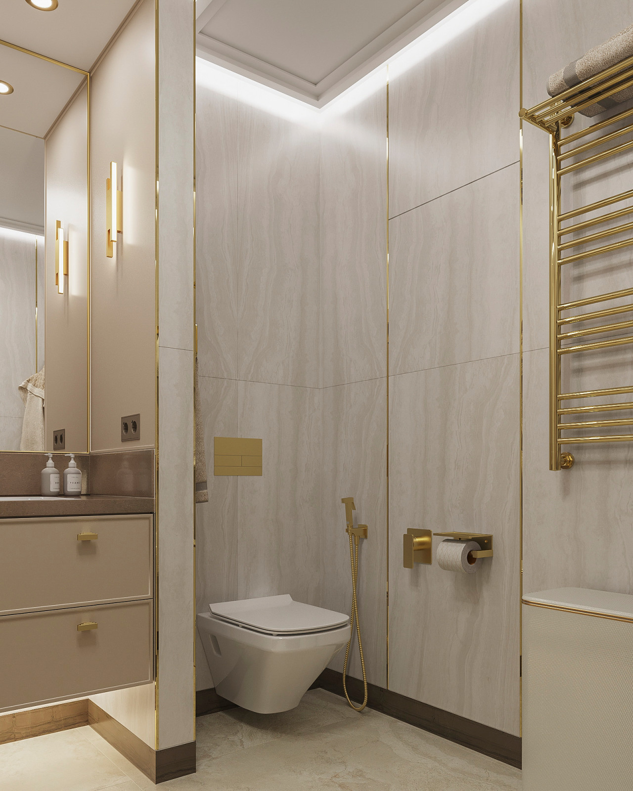 Кашемир беж. Квартира 130 кв.м. на Зоологической ул.