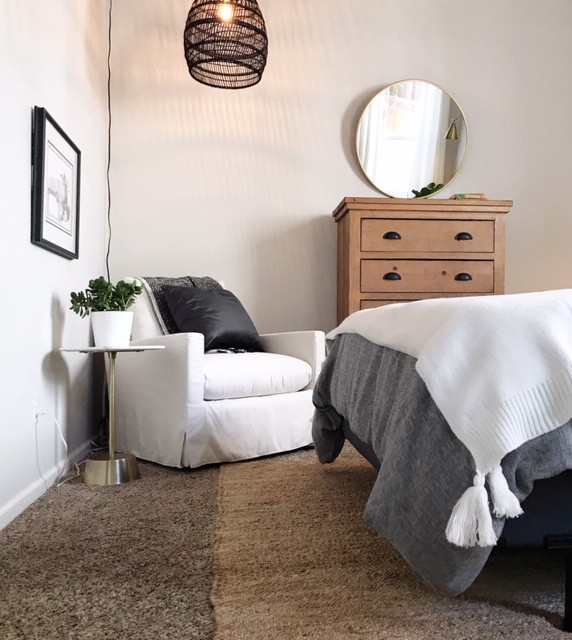 Willhoit Weekend Bedroom | Highlands Ranch, CO | Modern Farmhouse Remodel