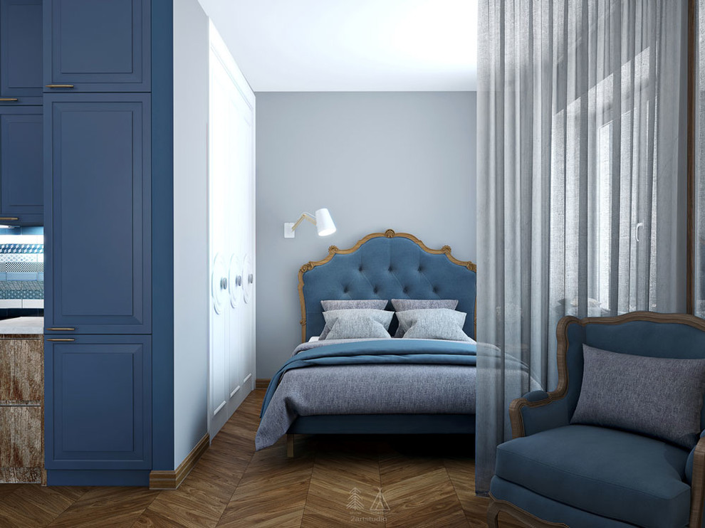 Индиго омбре