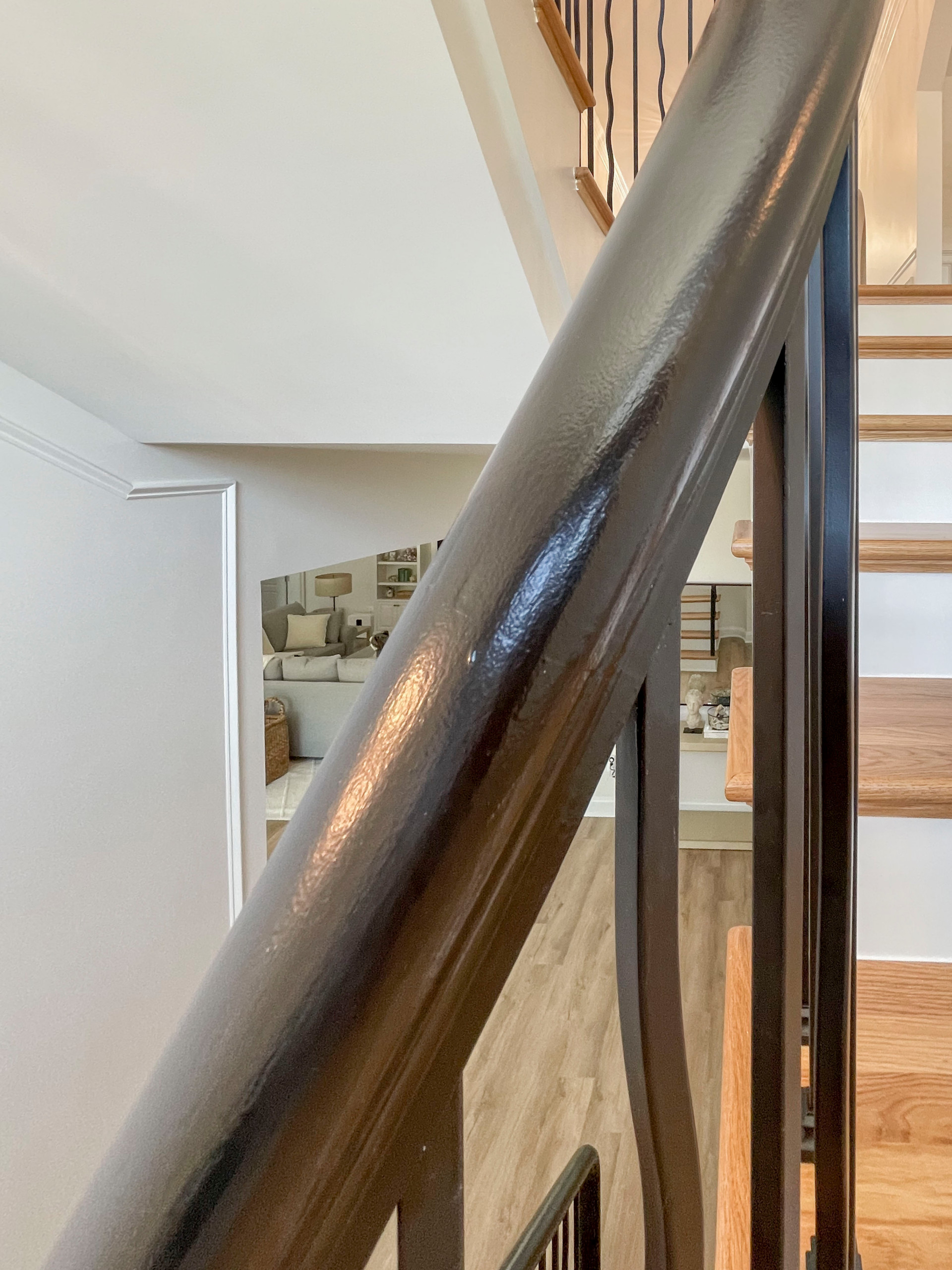 106_Modern Balustrade System Meets Traditional Winding Stairs, Aldie VA  20105