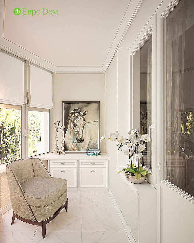 Дизайн трехкомнатной квартиры 81 кв. м в стиле неоклассика. Фото проекта