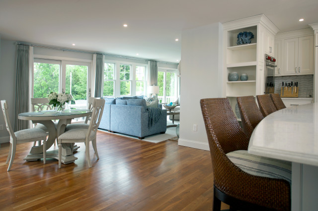 Cape Cod Addition and Remodel costero-sala-de-estar