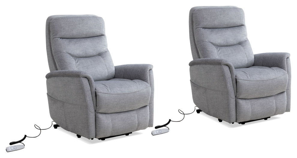 Gemini Capri Silver Power Lift Recliner With Articulating Headrest Two