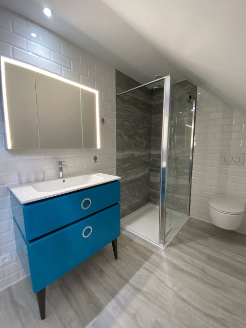 Salle de bain eklektisch-badezimmer