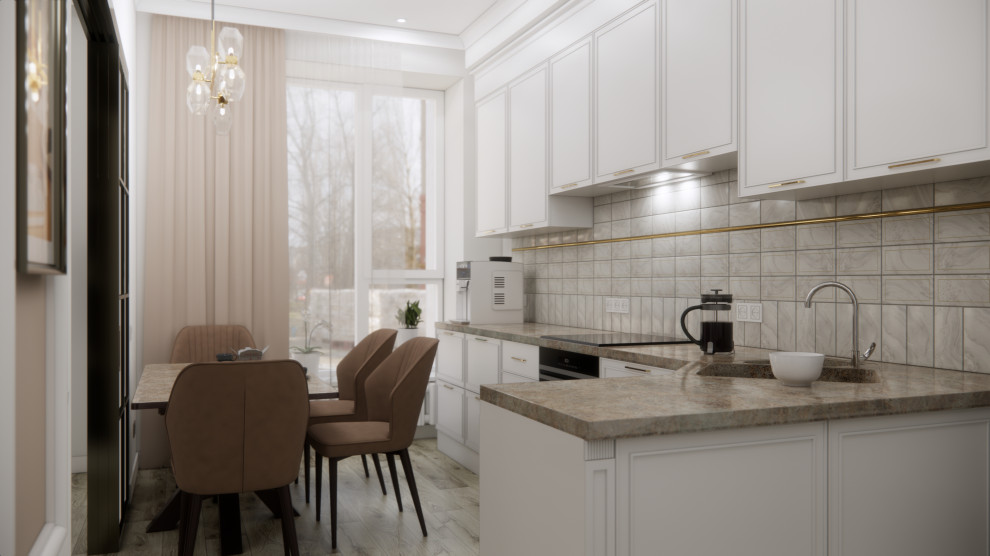 Квартира в ЖК Кристалл: новая классика