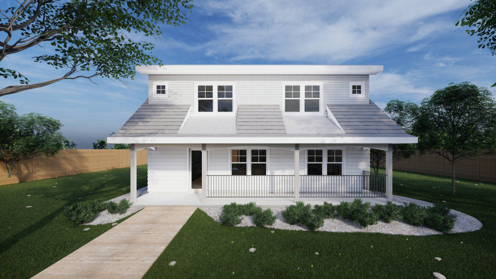 In 2,000sf, this simple, classic home boasts 4 beds and 3 baths with an optional bed and bath available in the basement. The large covered porch is perfect for your swing and rocking chairs, with easy