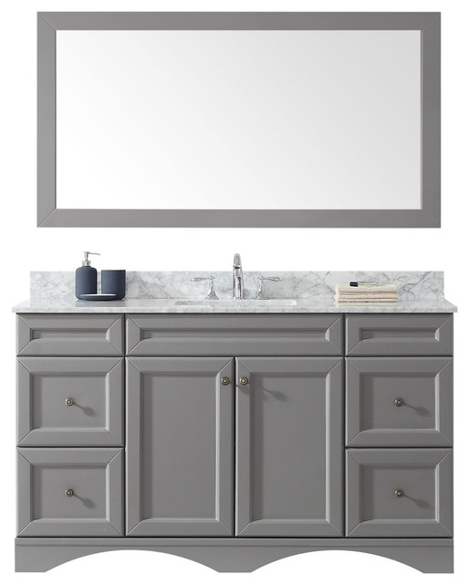 Talisa 60" Single Bathroom Vanity Set Transitional Bathroom