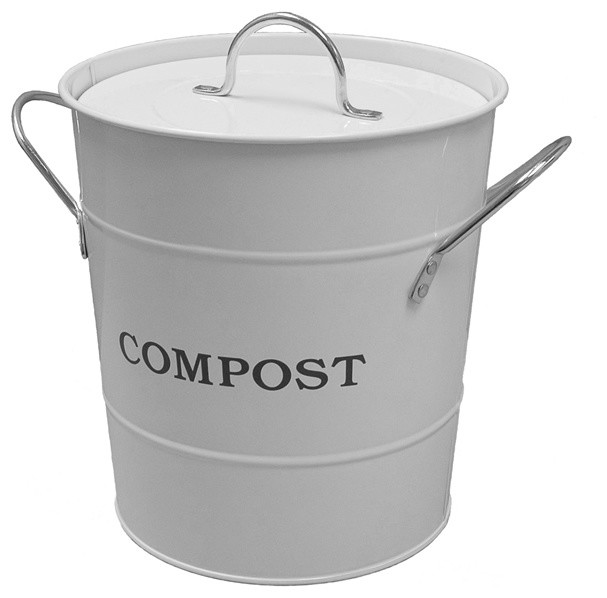 2 N 1 Kitchen Compost Bucket Contemporary Bins By Exaco