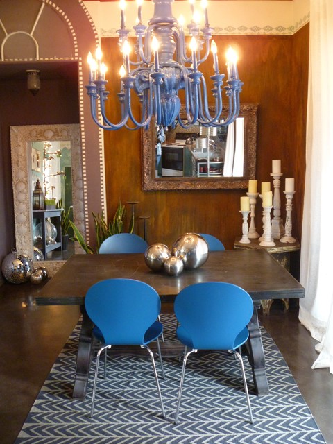 Dramatic Dining Room eclectic-dining-room