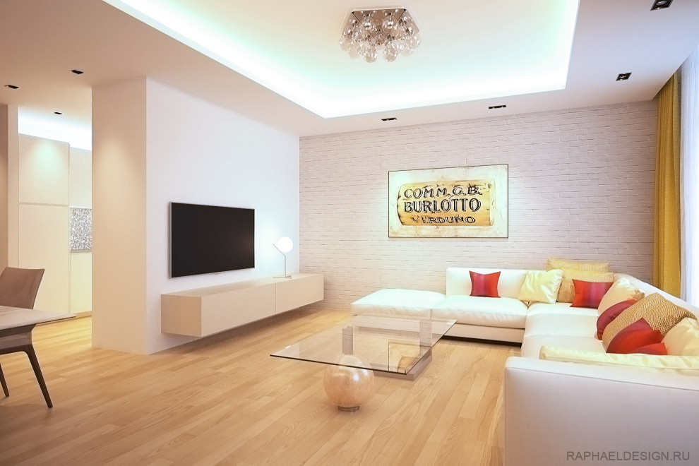 Дизайн интерьера гостиной в современном стиле