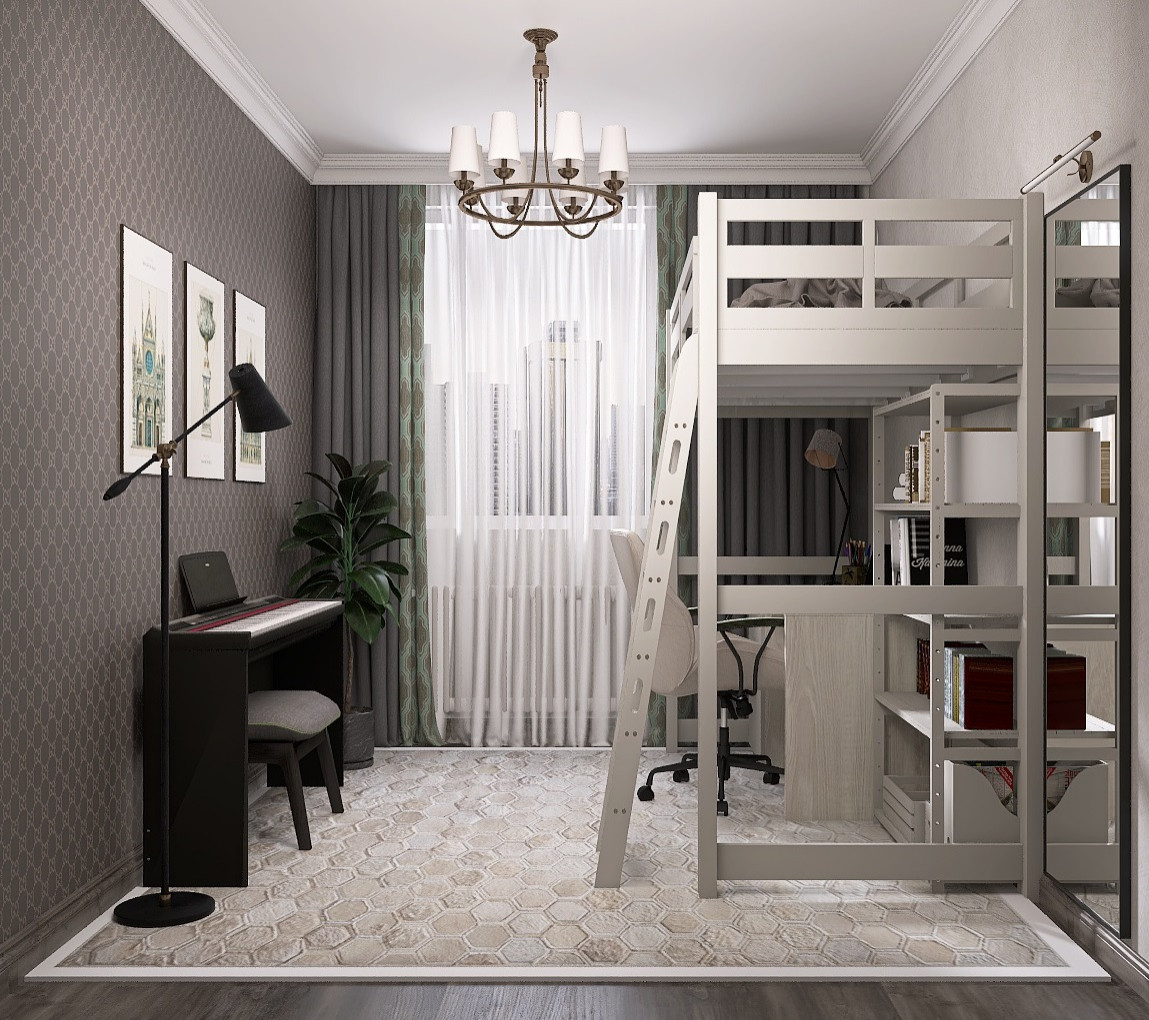 Многофункциональная комната для школьницы