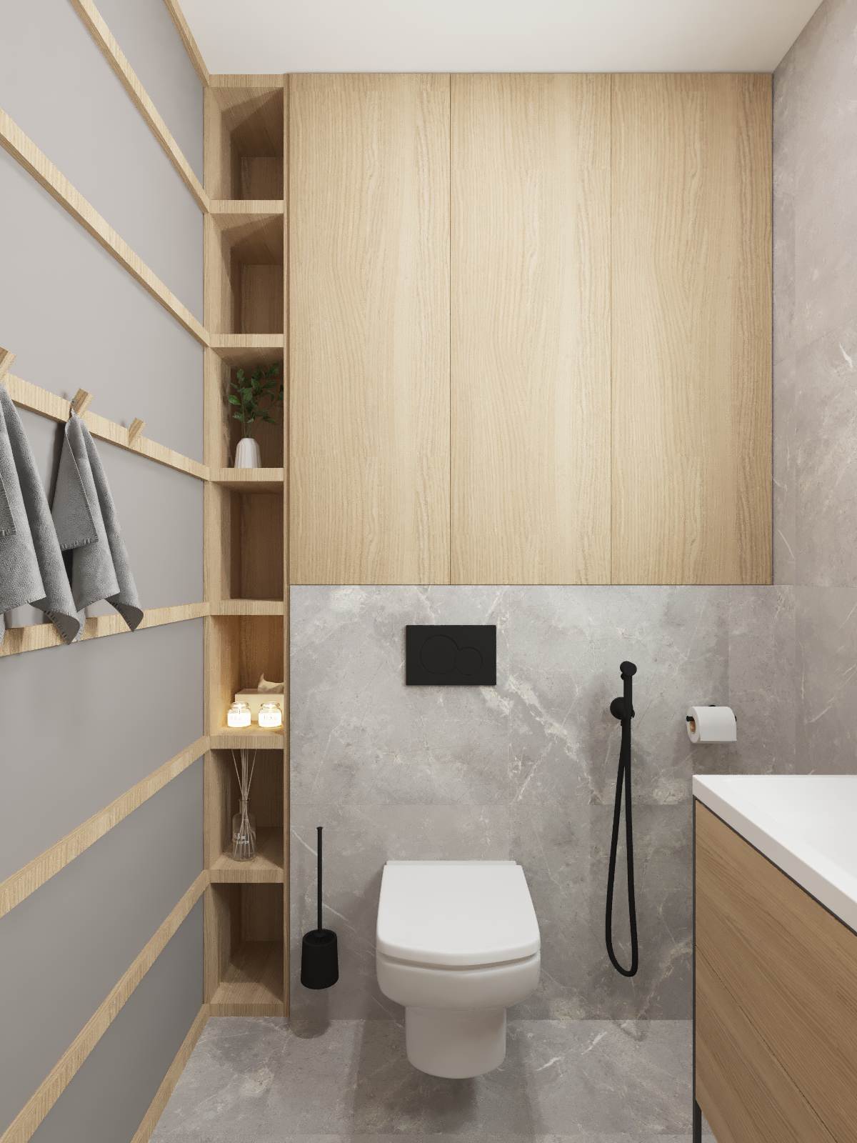 Лофт с абстракцией