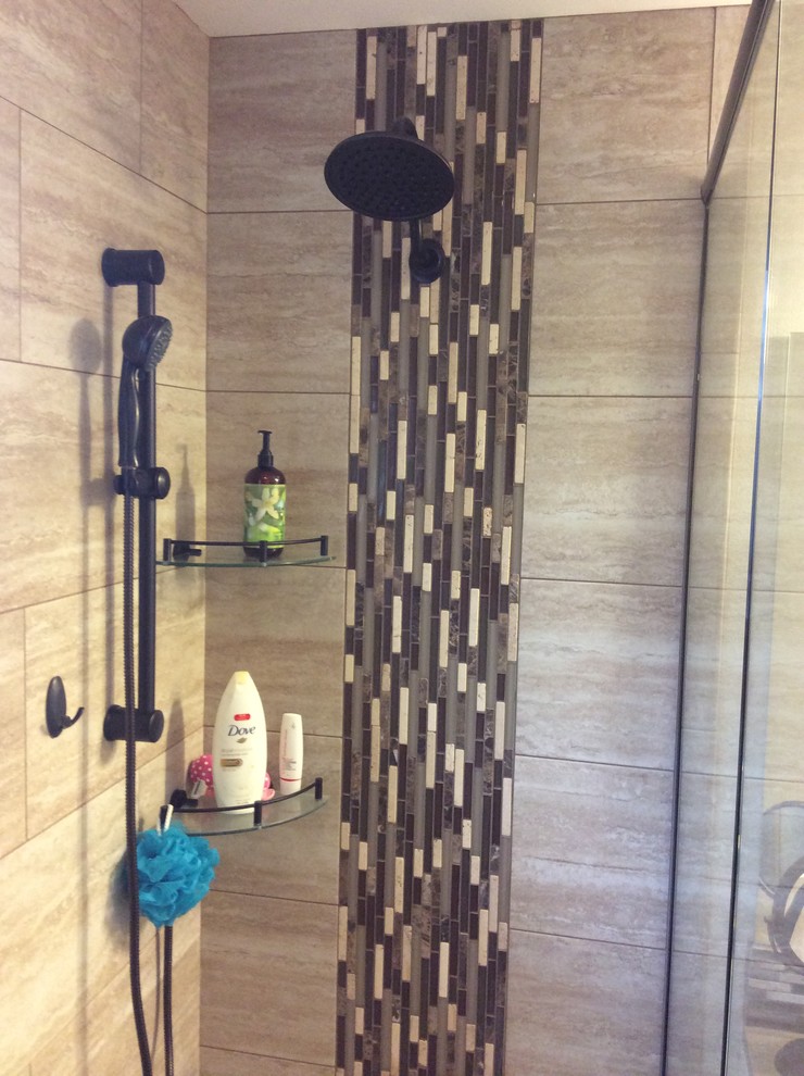 Inspiration for a transitional home design remodel in Seattle