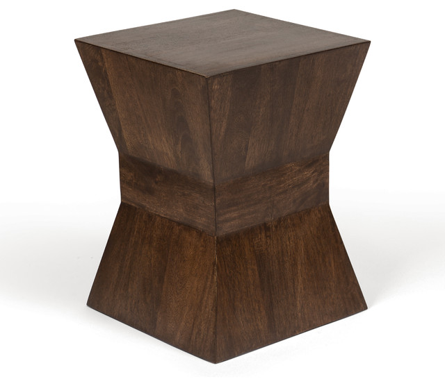 Winona Geometric Block Side Table