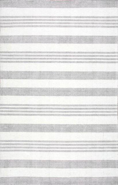 Hand Tufted Epiphany Eu15 Stripes Rug Contemporary Area Rugs Hand Tufted Epiphany Eu15 Stripes Rug Gray
