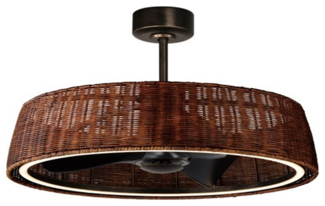 Maxim 61014 Tulum 35.75" 3 Blade Indoor / Outdoor LED Ceiling Fan - Bronze