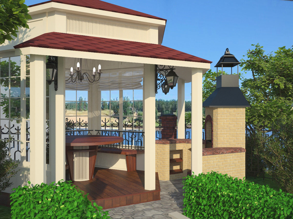 дом на берегу Волги