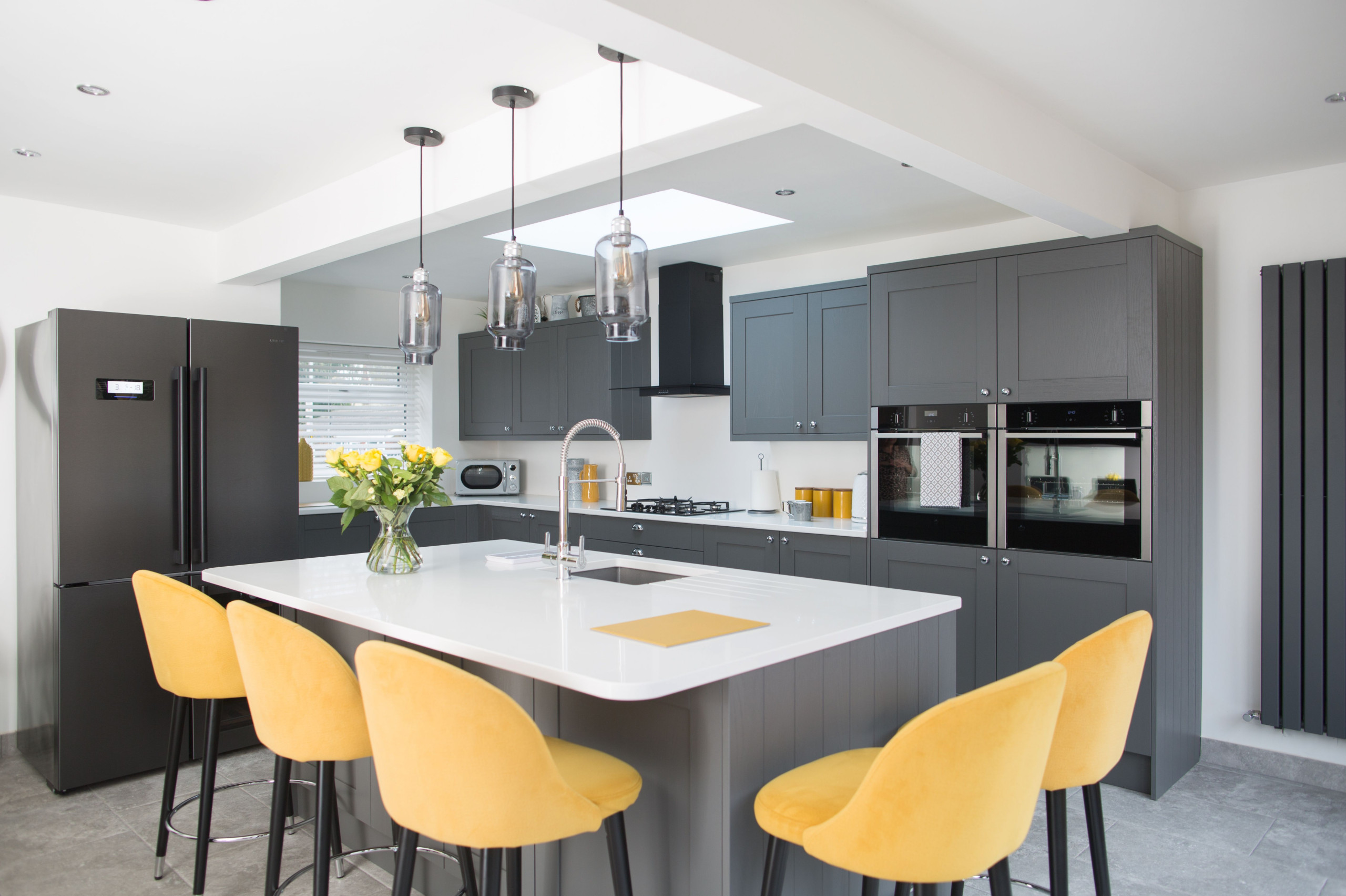 Shaker Lava Traditional Kitchen Other By Wren Kitchens Houzz