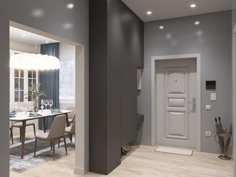 Двухэтажный дом с цокольным этажом 208м2