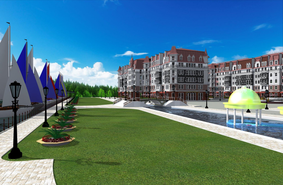 Концепция развития бухты реки Тростянка в Зеленоградске - 2 очередь