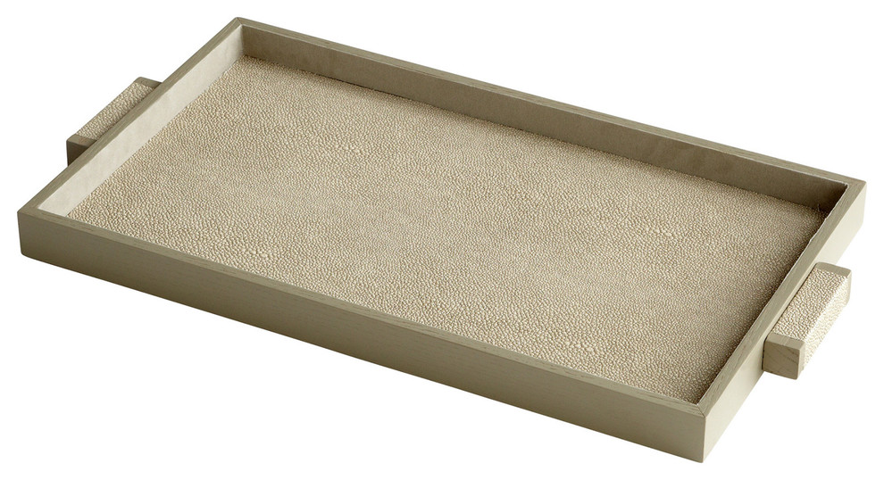Melrose Shagreen Leather Trays