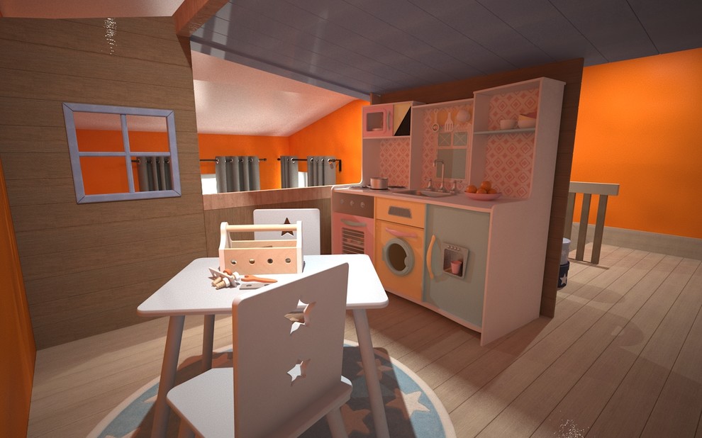 Игровая для трех детей