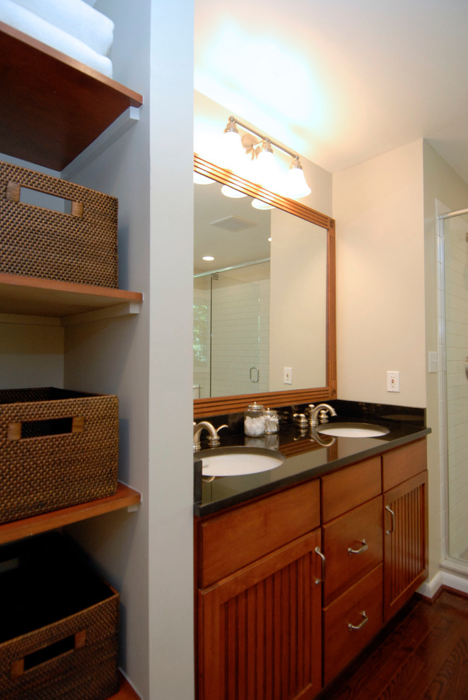 Example of a transitional bathroom design in DC Metro