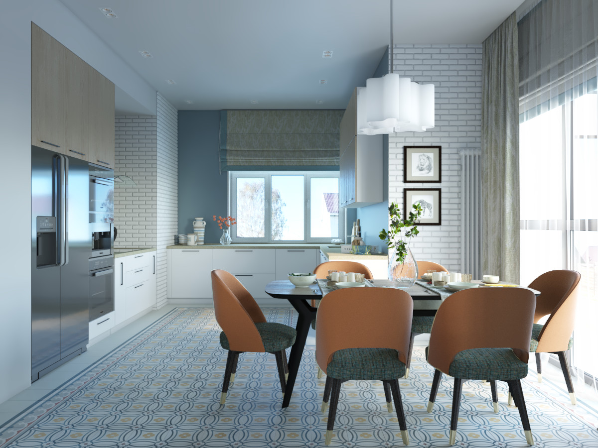 гостиная в частном доме "ДО" и "ПОСЛЕ"