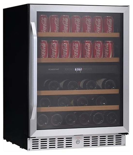 EdgeStar CWB8420DZ 24"W Wine and Beverage Cooler 84 Can and 22 - Stainless