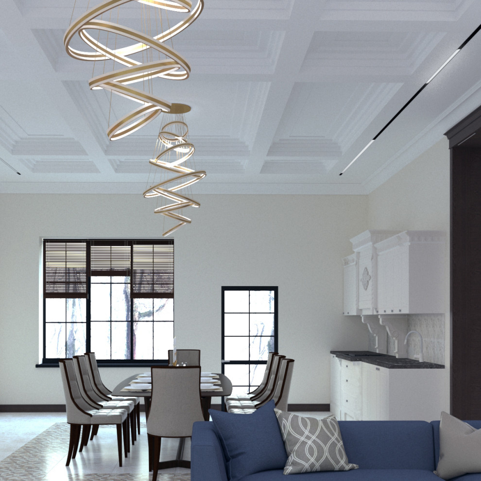 Интерьер с элементами классики