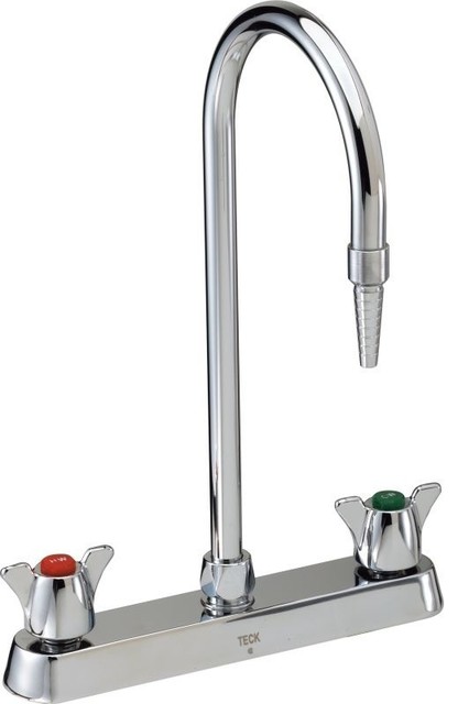 8 Center Set Deck Mount Laboratory Faucet Chrome Contemporary
