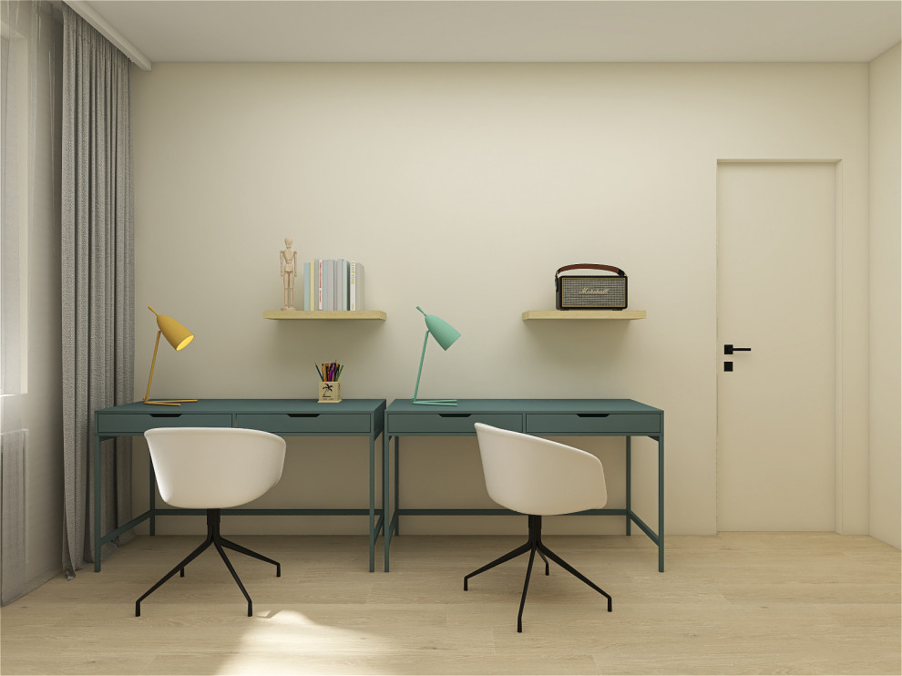 Минималистичная квартира 91м2 в Москве для семьи с двумя детьми