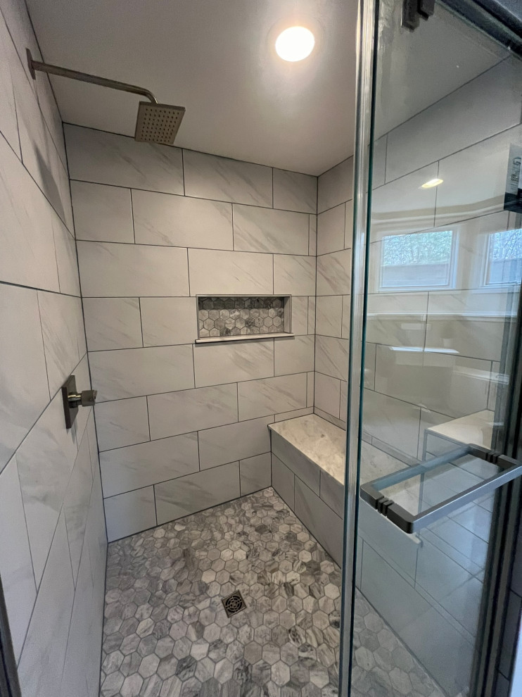 Large walk-in shower
