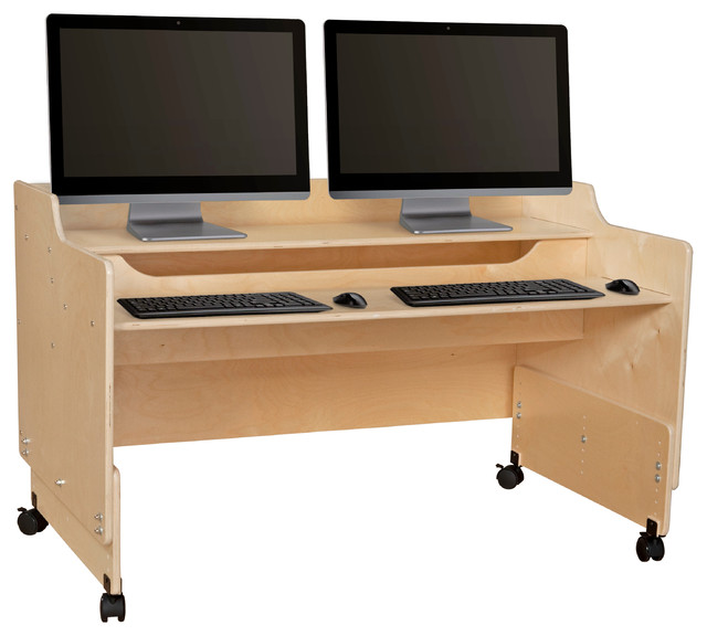 Contender Mobile Computer Desk Requires Assembly