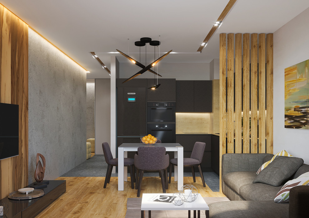 Дизайн интерьера двухкомнатной квартиры в СПб