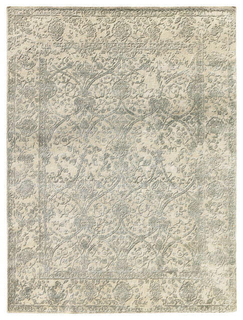 Marlette Odessa Bordered Hand-Knotted Wool Area Rug, 2'x3 ...