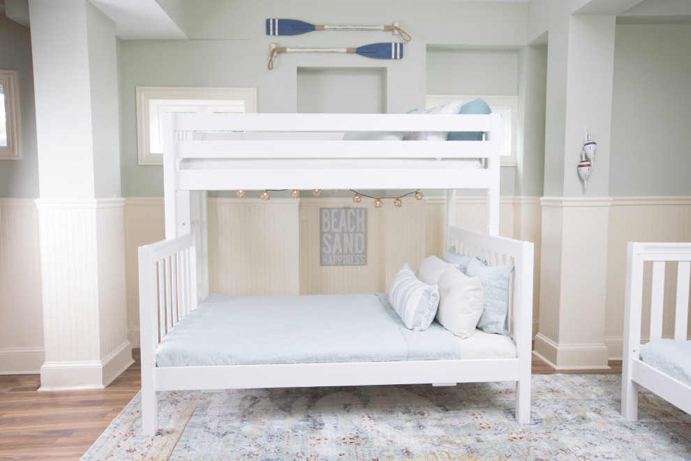 Inspiration for a coastal kids' room remodel in Other