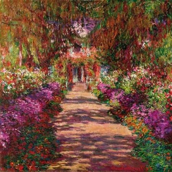 Monets Garden Giverny Poster Print, The Artist S Garden At Giverny Print
