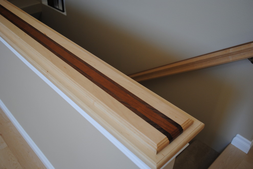 Staircase - rustic staircase idea in Burlington