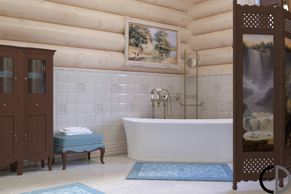 Готика в доме из бруса