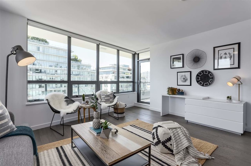 Home Staging - Condo on Pullman Porter Street, Vancouver - Contemporary ...