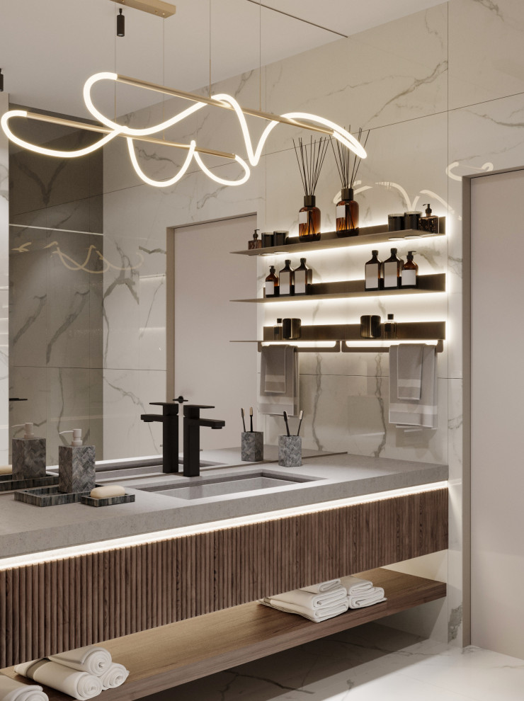 Дизайн проект квартиры в Искра парк 93кв м