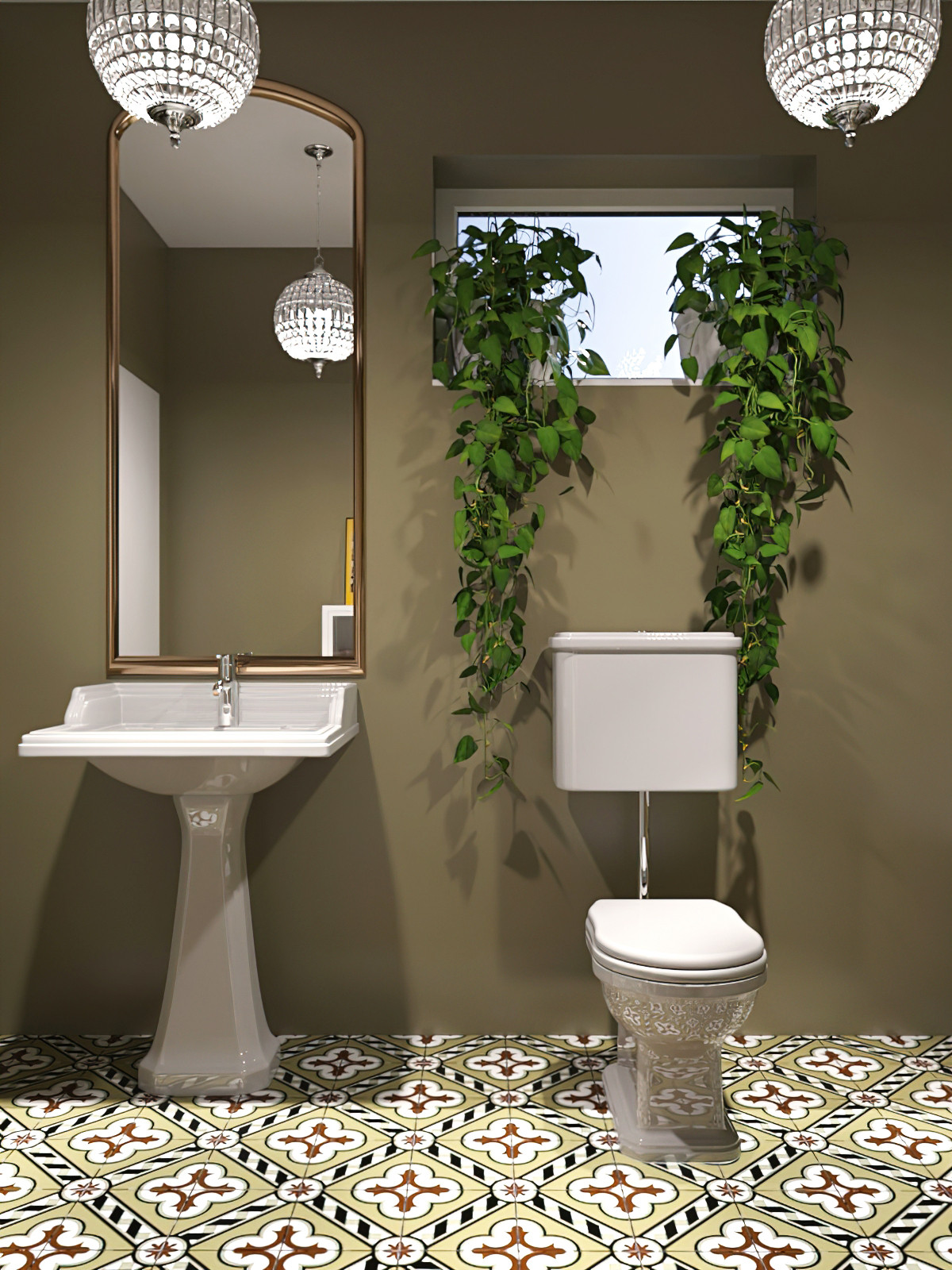 роскошная ванная комната