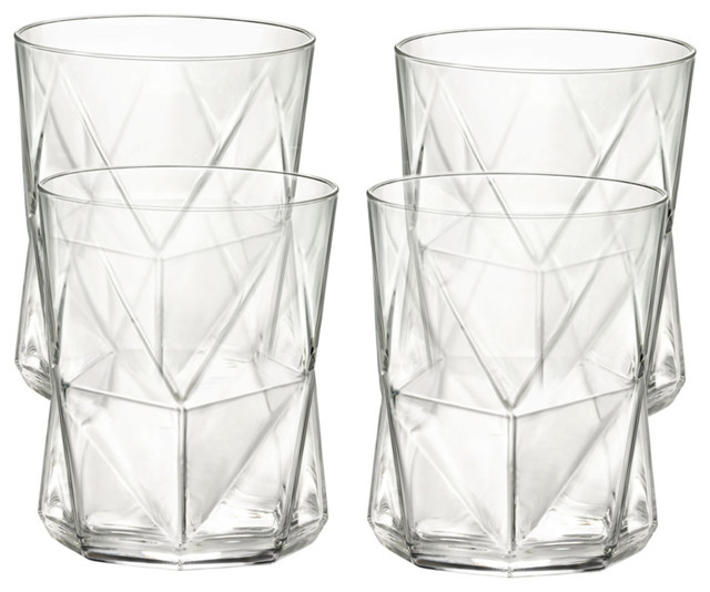 Bormioli Rocco Cassiopea 13.75 Double Fashioned Glass, Set of 4 - - Liquor Glasses - by | Houzz