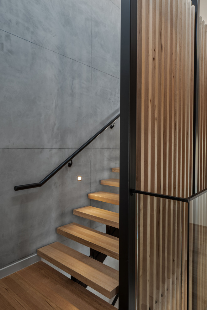 ZeDuplex Contemporary Staircase Gold Coast Tweed by Shane