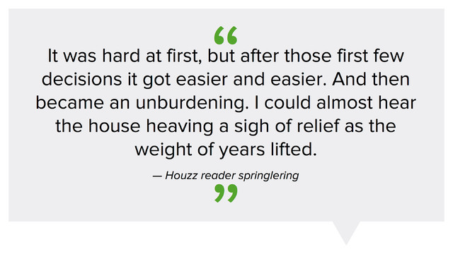 Moving Testimony: Downsizing Pearls From Houzz Readers 