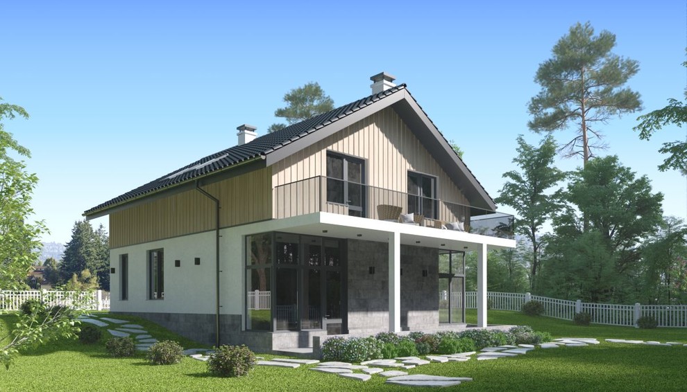 Дом со вторым мансардным этажом