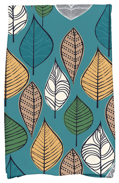 autumn dish towels